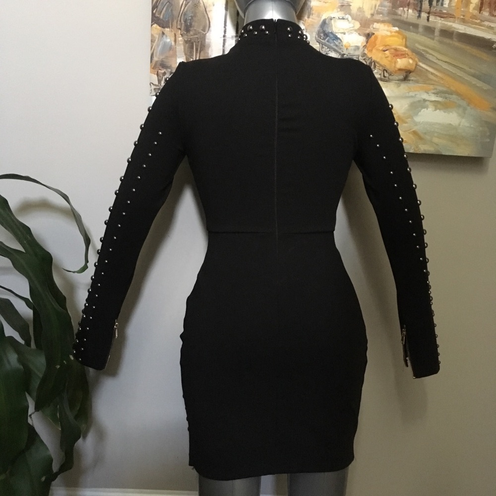 SOLD OUT! Stunning Sexy Bodycon Dress in Black - M - Picture 4 of 7